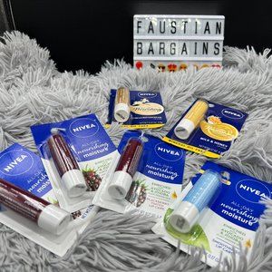 NWT Nivea Nourishing Moisture Lip Care 6 Pack